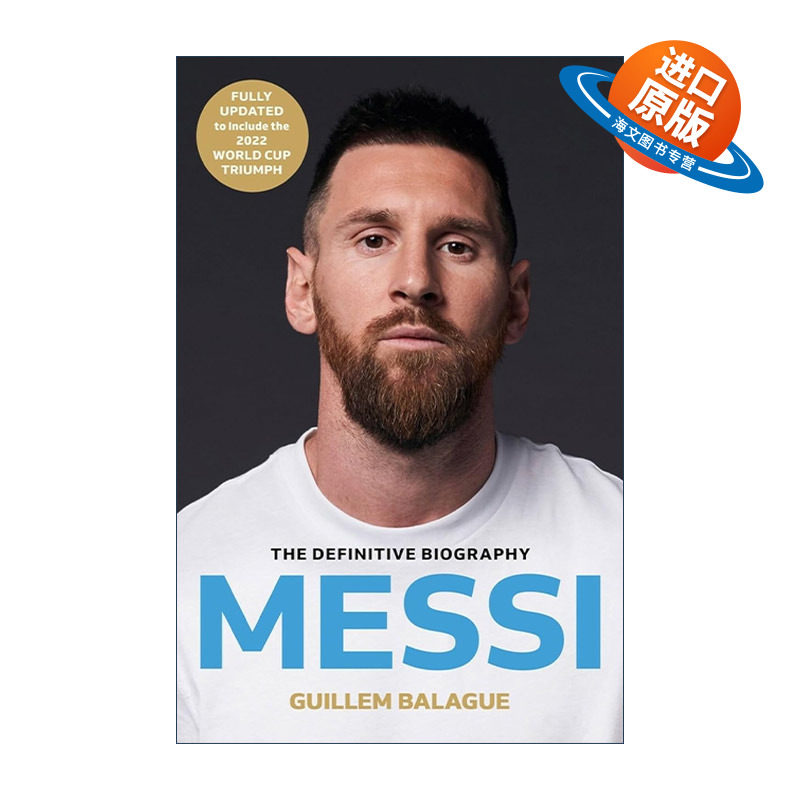 英文原版 Messi 梅西传记新版 含2022年世界杯及梅西转回迈阿密 英文版 进口英语原版书籍
