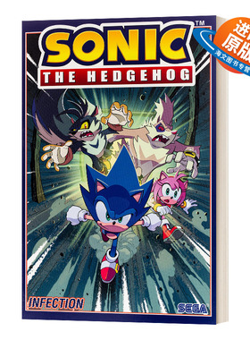 英文原版Sonic The Hedgehog  Vol. 4 Infection 刺猬索尼克第四卷 感染 音速小子 英文版 进口英语原版书籍儿童外文书