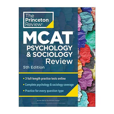 英文原版 Princeton Review MCAT Psychology and Sociology Review 5th Edition 普林斯顿美国医学研究生院入学考试心理学与