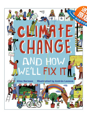 英文原版 Climate Change And How We'll Fix It 气候变化以及我们如何应对 儿童科普精装绘本 英文版 进口英语原版书籍