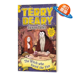 女巫 Tales Who Witch 英文原版 the 被火烧 英文版 故事 The 撒克逊人 Fire 书籍儿童外文书 进口英语原版 Faced Saxon