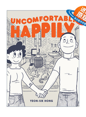 英文原版 Uncomfortably Happily 不方便 但很幸福 2012今日漫画奖 英文版 进口英语原版书籍