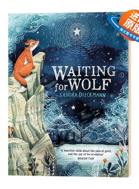 星空下的等待 英文原版绘本 Waiting for Wolf 生命教育主题绘本 英文版进口原版英语书籍 Sandra Dieckmann 儿童外文书