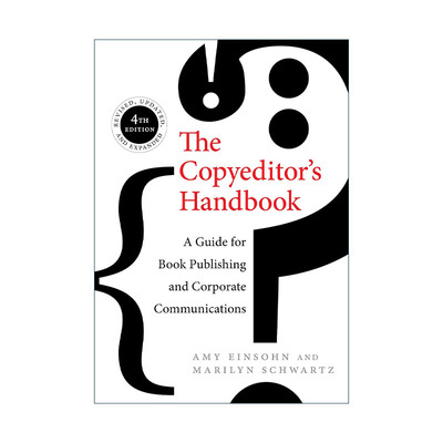 英文原版 The Copyeditor's Handbook 文案编辑手册 图书出版和企业传播指南 第四版 Amy Einsohn 英文版 进口英语原版书籍