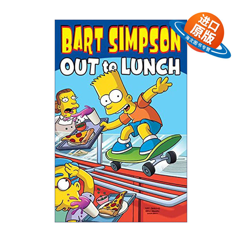 英文原版 Bart Simpson Out to Lunch 辛普森一家漫画 午餐队伍 英文版 进口英语原版书籍