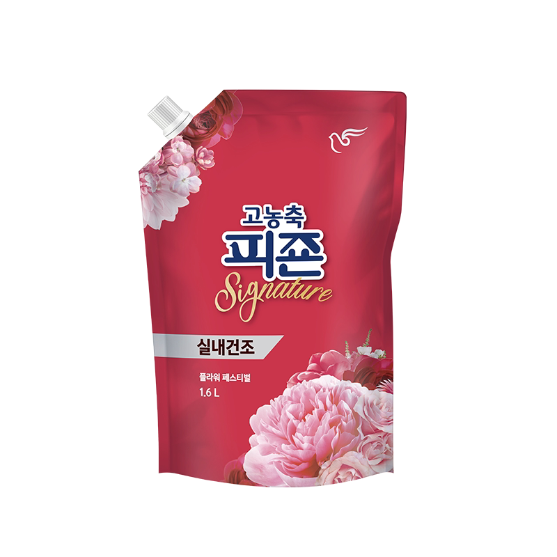 碧珍韩国进口强效去味持久留香衣物护理浓缩柔顺剂玫瑰茉莉1.6L