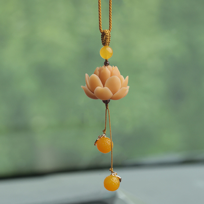 高档风化菩提汽车挂件后视镜挂饰男女款式车上内载礼物