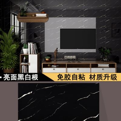 新款厨房卫生间防水防油贴纸仿瓷砖贴墙纸自粘背景水泥墙翻新壁纸