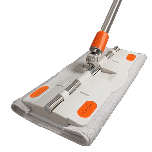 夹布平板拖把家用替换布2024新款夹抹布木地板两用拖布静电除尘拖