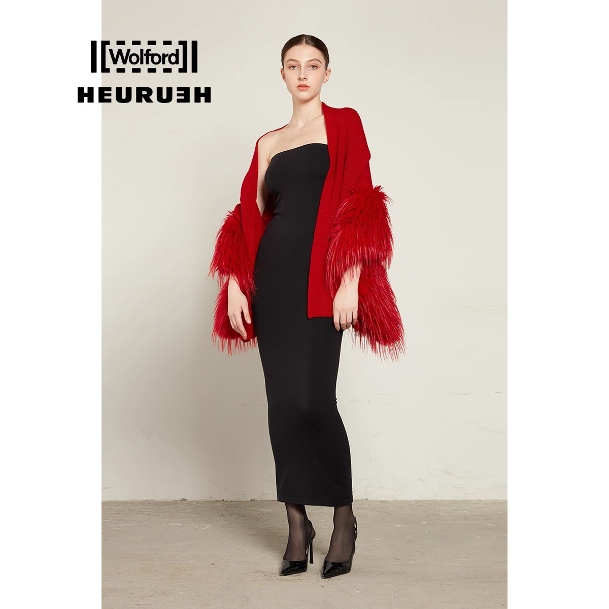 HEURUEH披肩围巾Wolford联名款