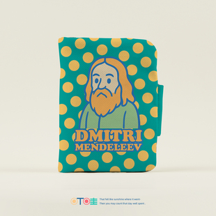 叮哇科学家 门捷列夫护照夹钱包一体元素周期表化学理科礼物定制