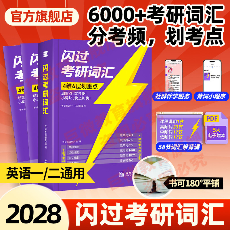 2028考研词汇闪过经典版