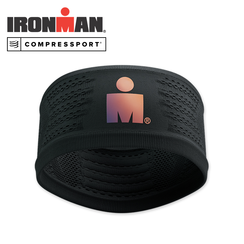 【IRONMAN2025】compressport运动跑步铁三开关头带限量透气排汗