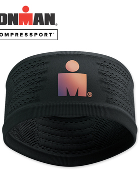 【IRONMAN2025】compressport运动跑步铁三开关头带限量透气排汗