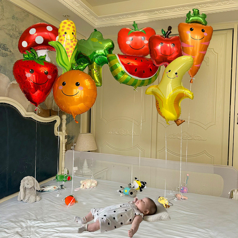 水果动物系充氦气可飞飘空气球婴儿绑腿追视玩具宝宝生日派对布置,节庆用品/礼品,气球,淘宝优惠券,粉丝福利购,淘宝优惠卷