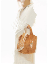 新款“四方来财猫”麂皮羊羔毛一体小方包大容量手挎包手提女包