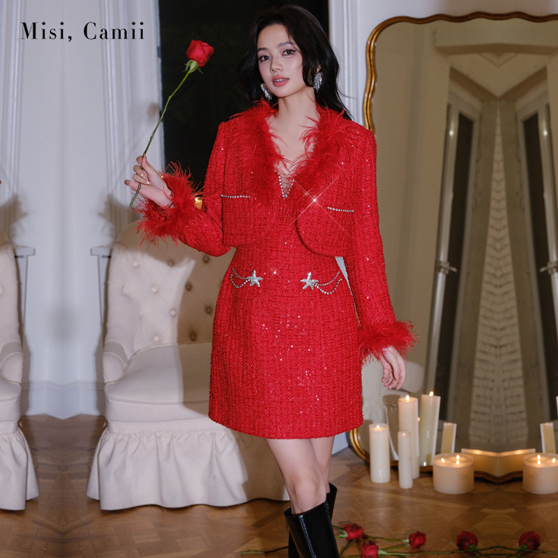 Misi.Camii名媛小香风钻饰外套