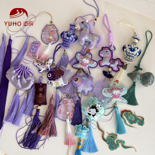 YUHO屿后新年香包香囊挂件福桶