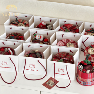 材料 圣诞节平安夜苹果花束苹果盒手提袋diy手工包装 屿后 2025