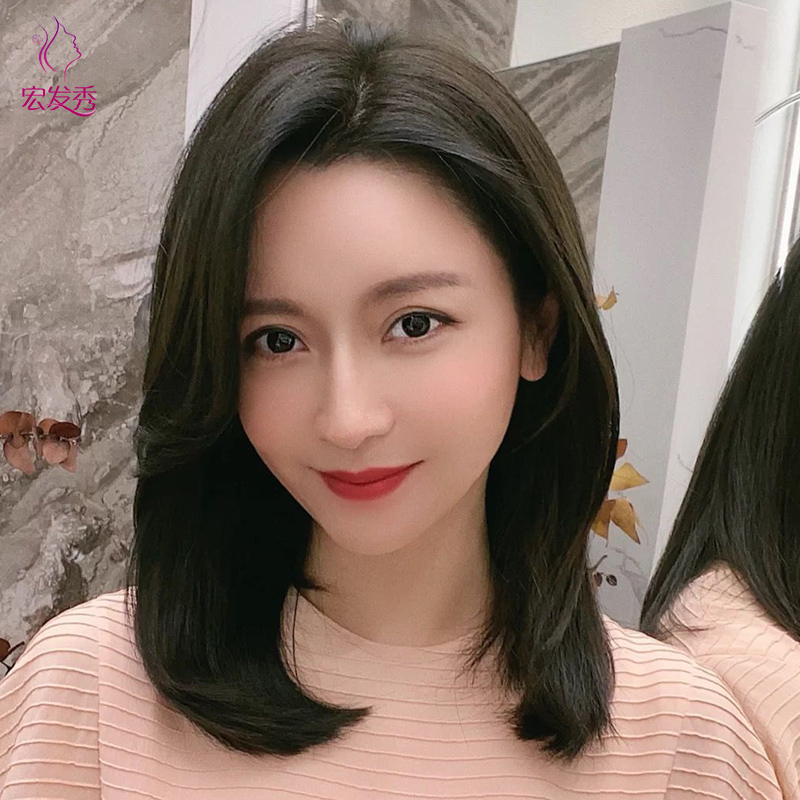 假发女短发修颜减龄八字刘海锁骨卷发隐形逼真自然全