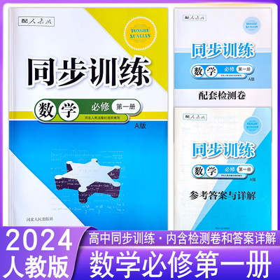 高中同步训练数学必修第一册