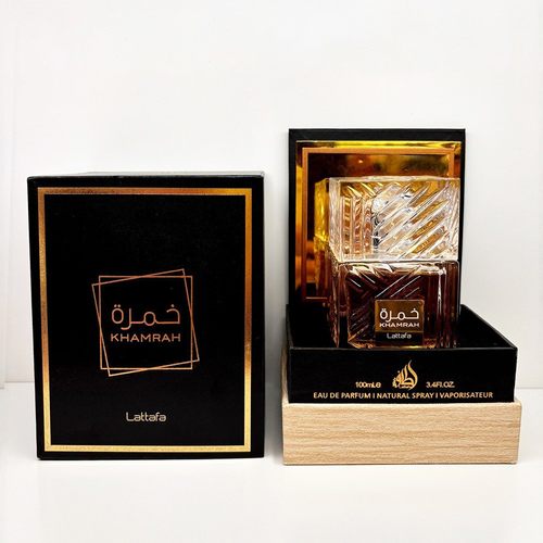 爆款Lattafa perfumes Khamrah中东阿拉伯中性高级香精100ml