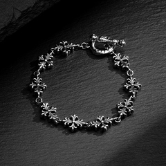 NATIVE STRANGER十字花手链925银