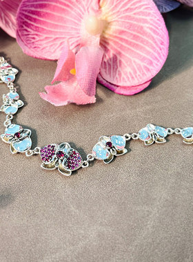 NATIVE STRANGER  x《狂野时代》联名系列幽兰镶石手链925银