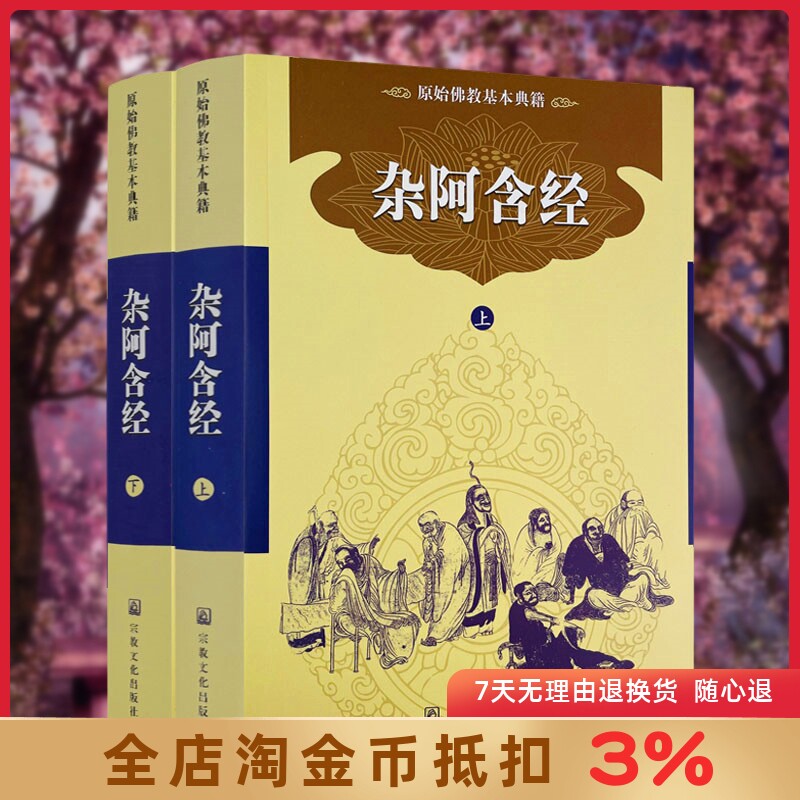 四阿含经 杂阿含经 简体横排版上下册 宗教文化出版社佛教书籍佛教图书佛法书籍佛家书籍佛家经典佛家经书禅宗经典禅宗书