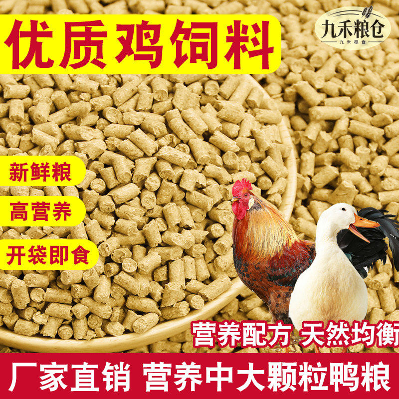 厂家直销100斤鸡饲料喂鸡