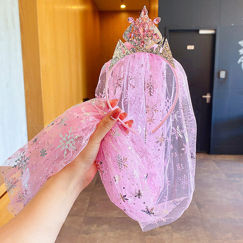 children princess Headdress Hair hoop girl birthday Hairdressing baby Aisha Headdress Snow Romance lovely Head hoopin the Children/Baby/Family fitted , Children's Accessories , Hair Accessories  category - from Buy2taobao.com to provide professional Taobao agent buy service