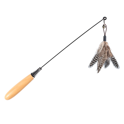 【CFA赛级逗猫棒】实木手柄长杆