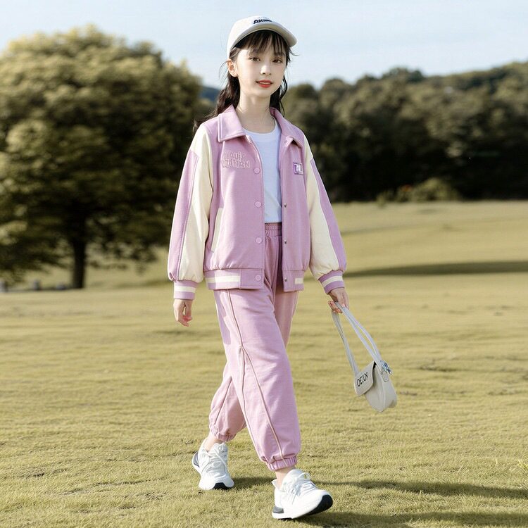 女童套装秋季2026新款女孩时尚运动秋装儿童洋气时髦休闲潮流童装