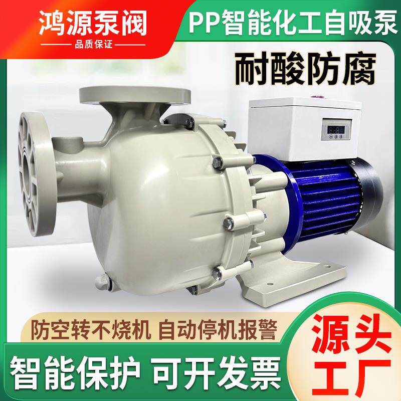 新款耐酸碱电镀自吸泵氟塑料防腐蚀化工大头污水泵智能马肚离包邮