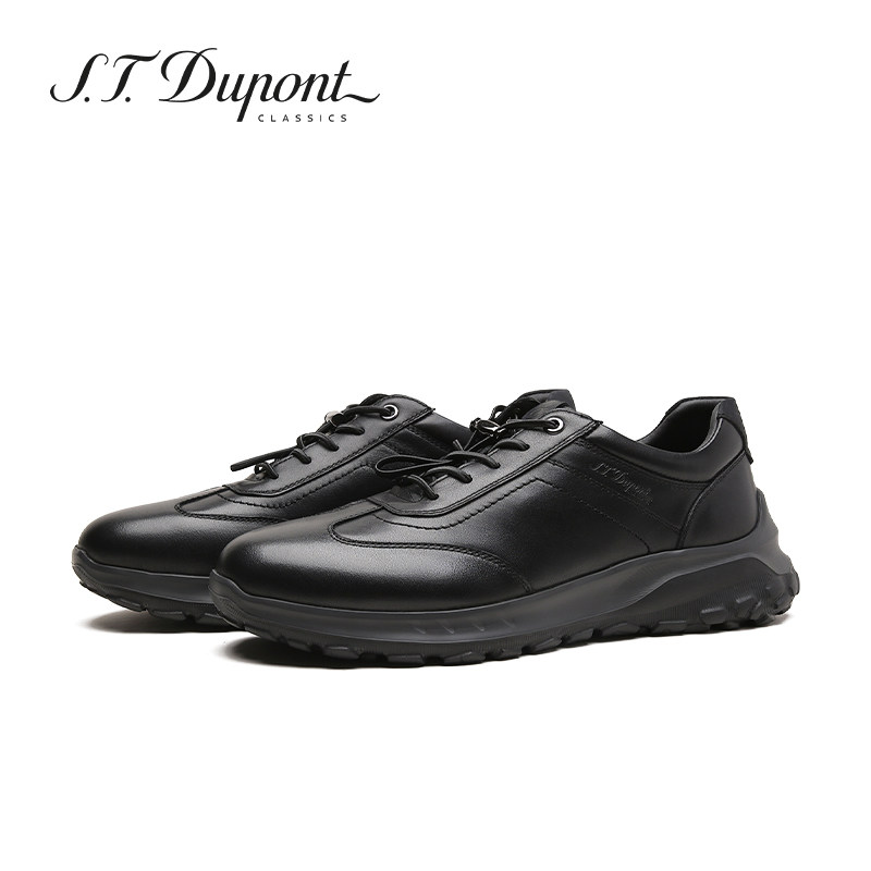 S.T. Dupont都彭男士休闲皮鞋头层牛皮鞋商务软底运动鞋L32286120