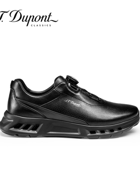 S.T. Dupont/都彭男士运动休闲鞋正品厚底增高跑步皮鞋E33111001