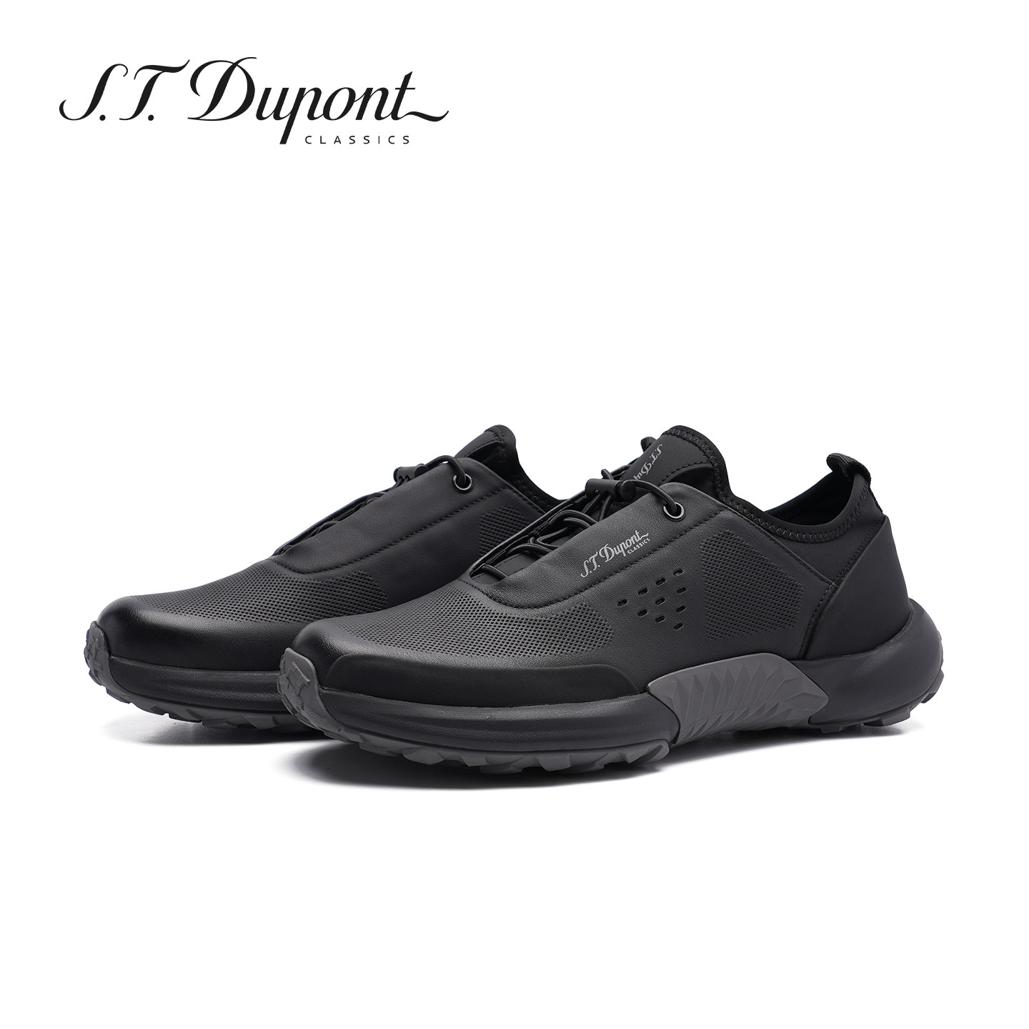 S.T. Dupont/都彭男士真皮健步鞋轻便透气休闲运动鞋G35167303