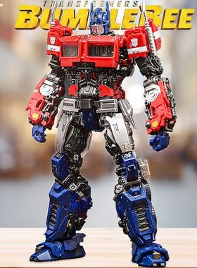 新款正版小号手变形金刚大黄蜂擎天柱外传免胶可动拼装模型08111