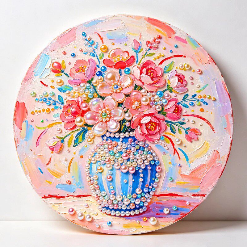 精致超美diy珍珠画手工材料
