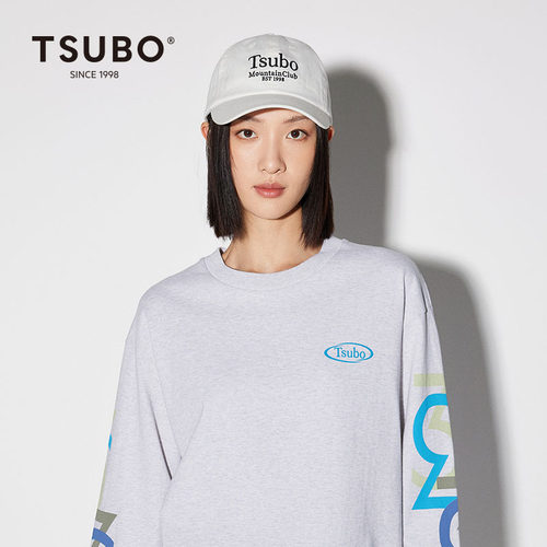 尺不TSUBO 男女同款 全棉材质图案LOGO刺绣棒球帽