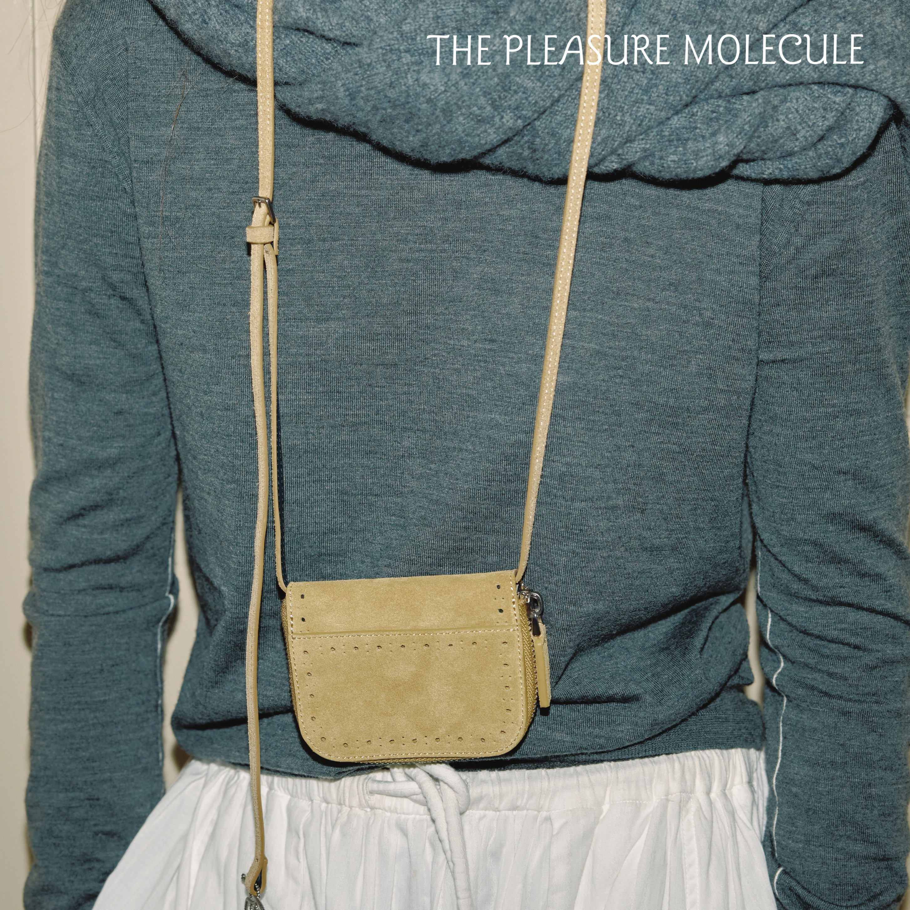 the pleasure molecule精致卡包配饰乐福钱包牛皮反绒斜挎零钱包
