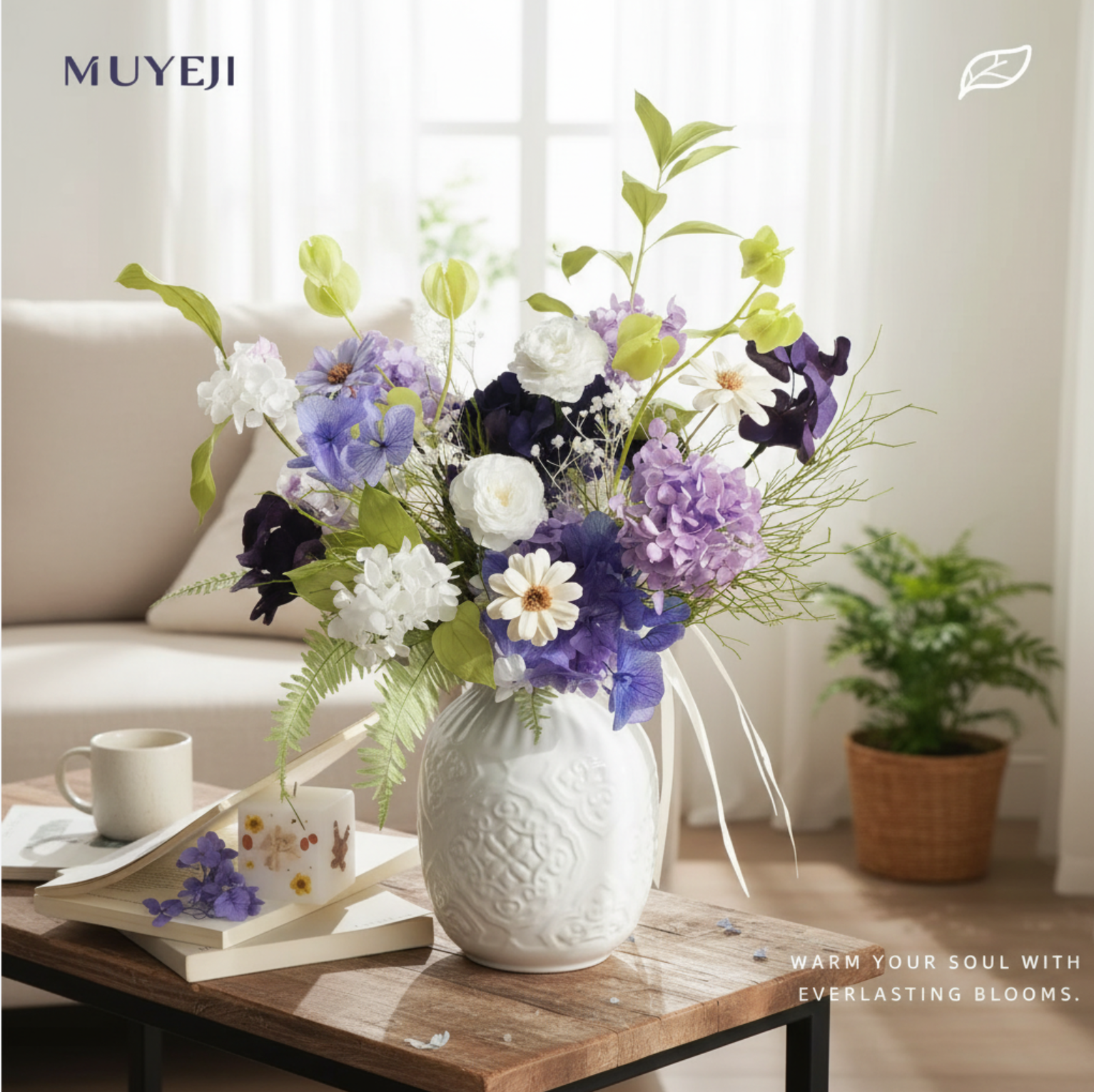 干花永生花花束 油画风小清新艺术感瓶插花 家居装饰好物入户礼物,鲜花速递/花卉仿真/绿植园艺,干花,淘宝优惠券,粉丝福利购,淘宝优惠卷