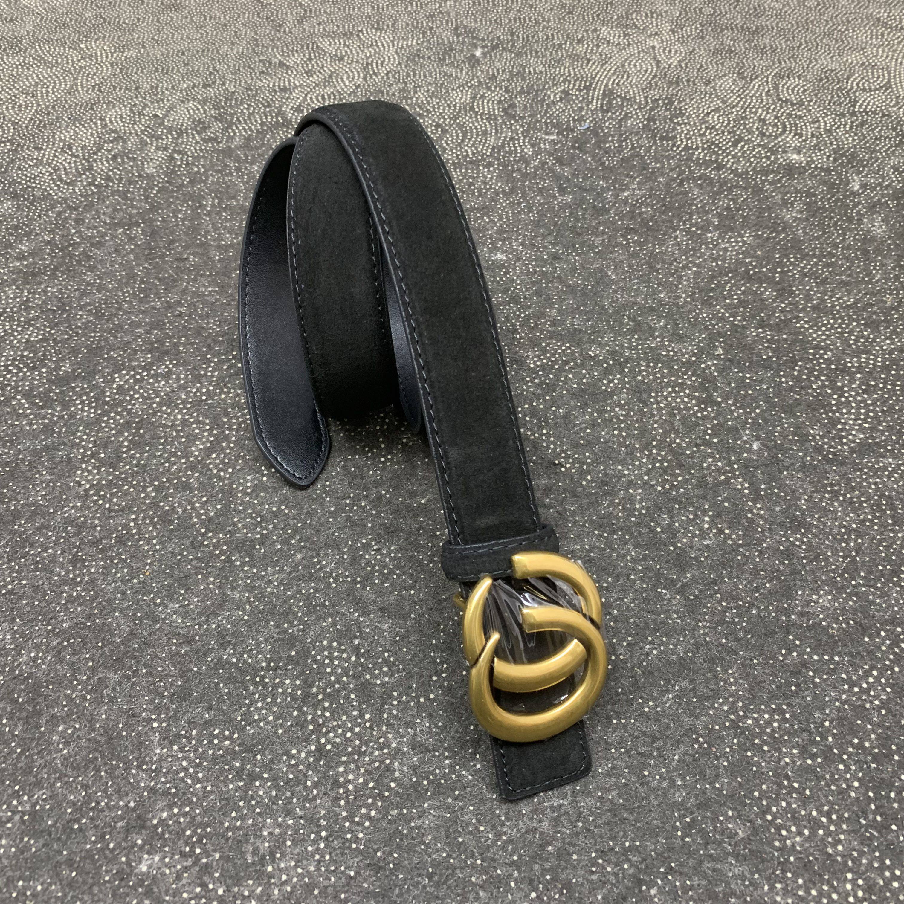 熙熙狸磨砂牛皮针扣皮带