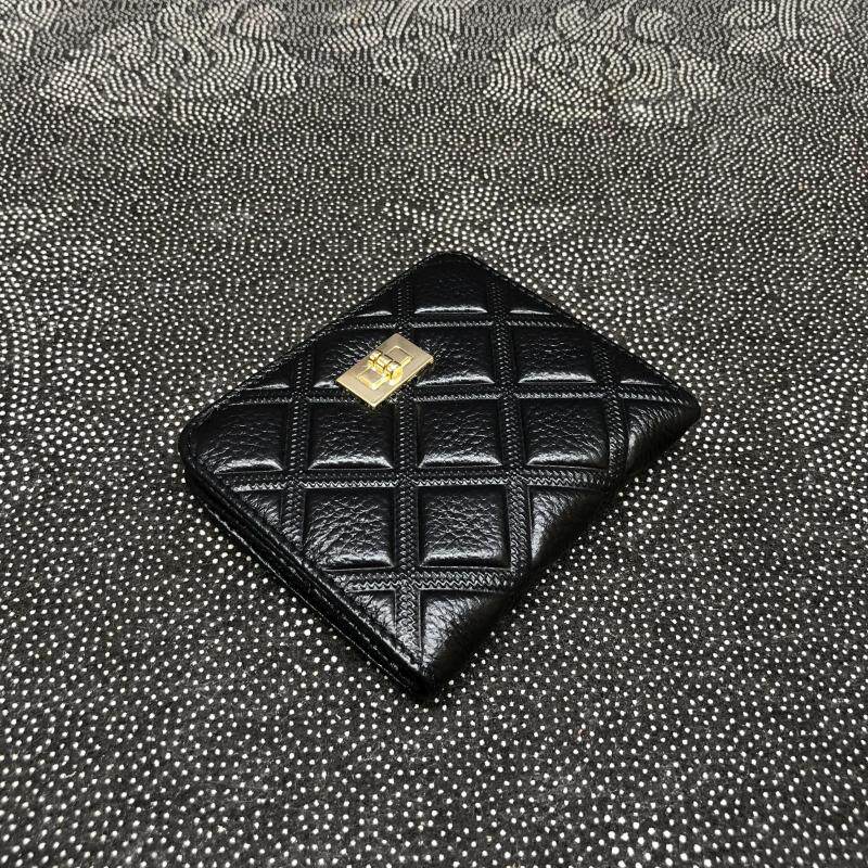 百搭头层牛皮短款钱包