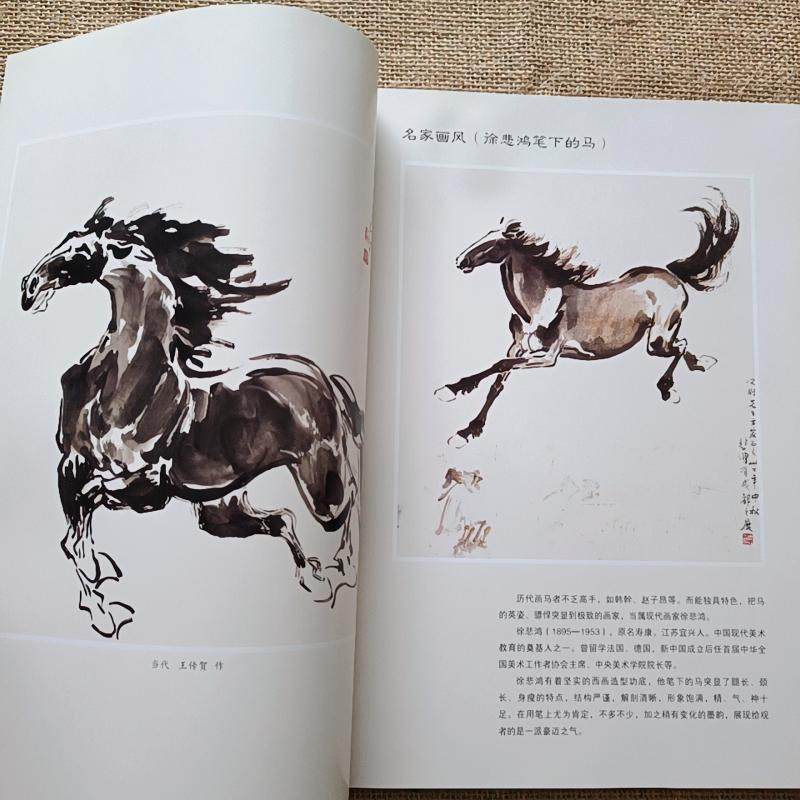 马年画马正版中国画技法书籍教程写意画水墨动物怎样画马怎样画牛