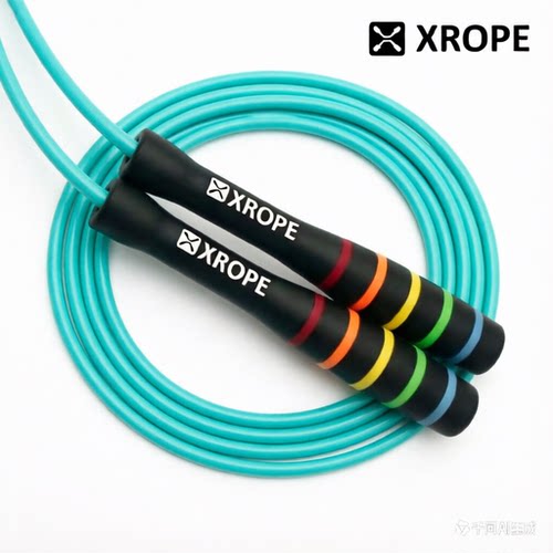 XROPE初中学生中考不打结6mm超长3.2米成人可调跳绳大惯性不绕绳