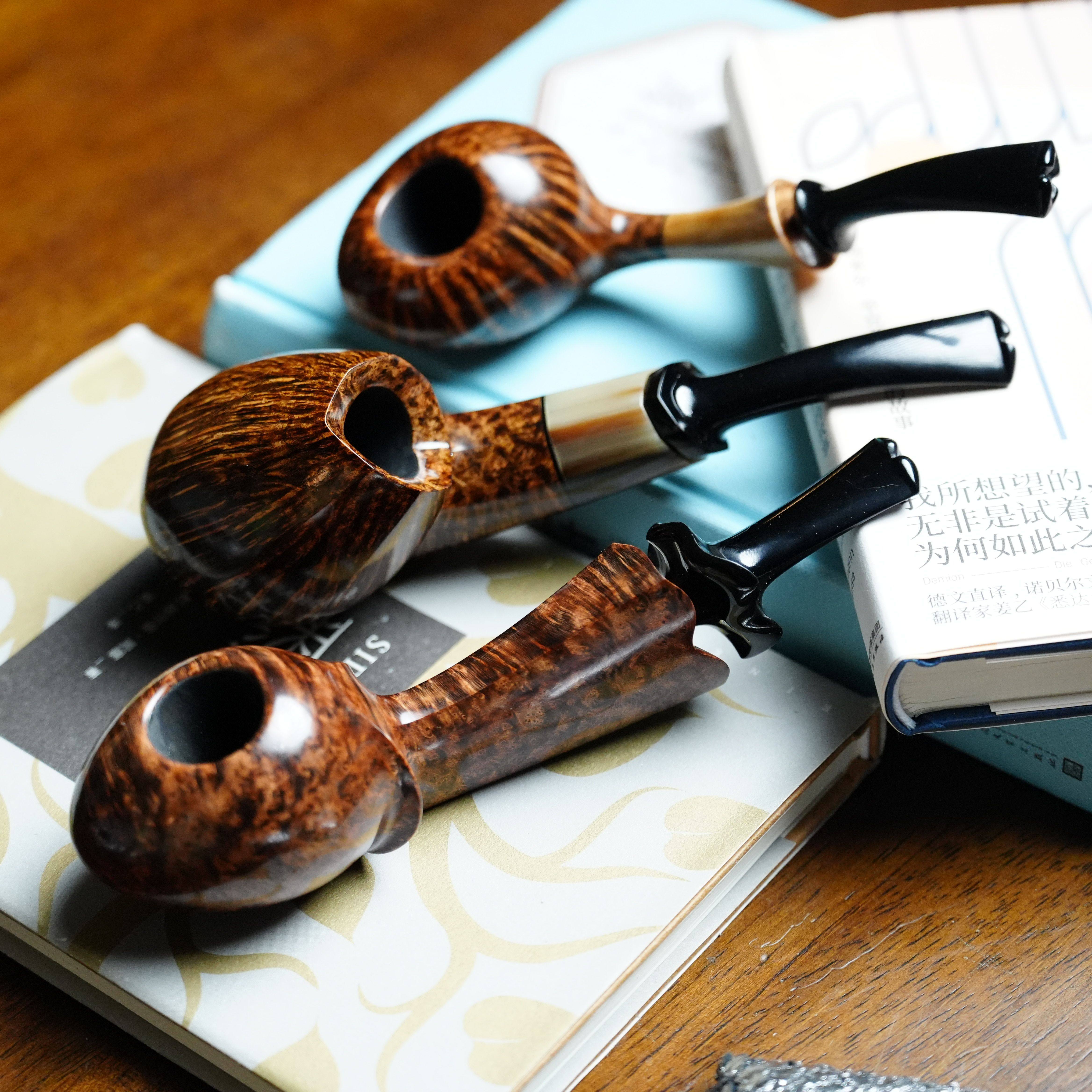 中国制斗师黄佳奇手工烟斗