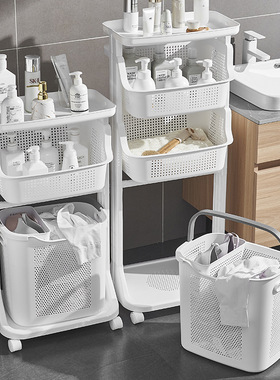 轻奢多功能脏衣篮衣服收纳筐家用洗衣篮阳台置物架大号脏衣篓