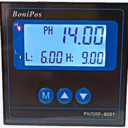 新款博尼普斯BoniPos酸度计PH/ORP8001在线PH检测仪酸碱包邮