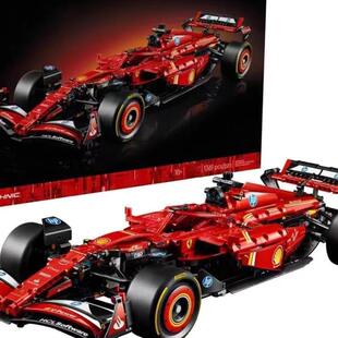 2025年新款乐机械组拉法方程式F1跑车积木模型高难度拼装玩具厂家